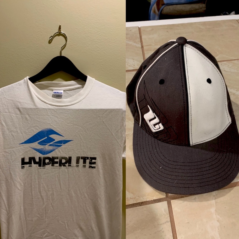 Hyperlite tshirt and hat combo